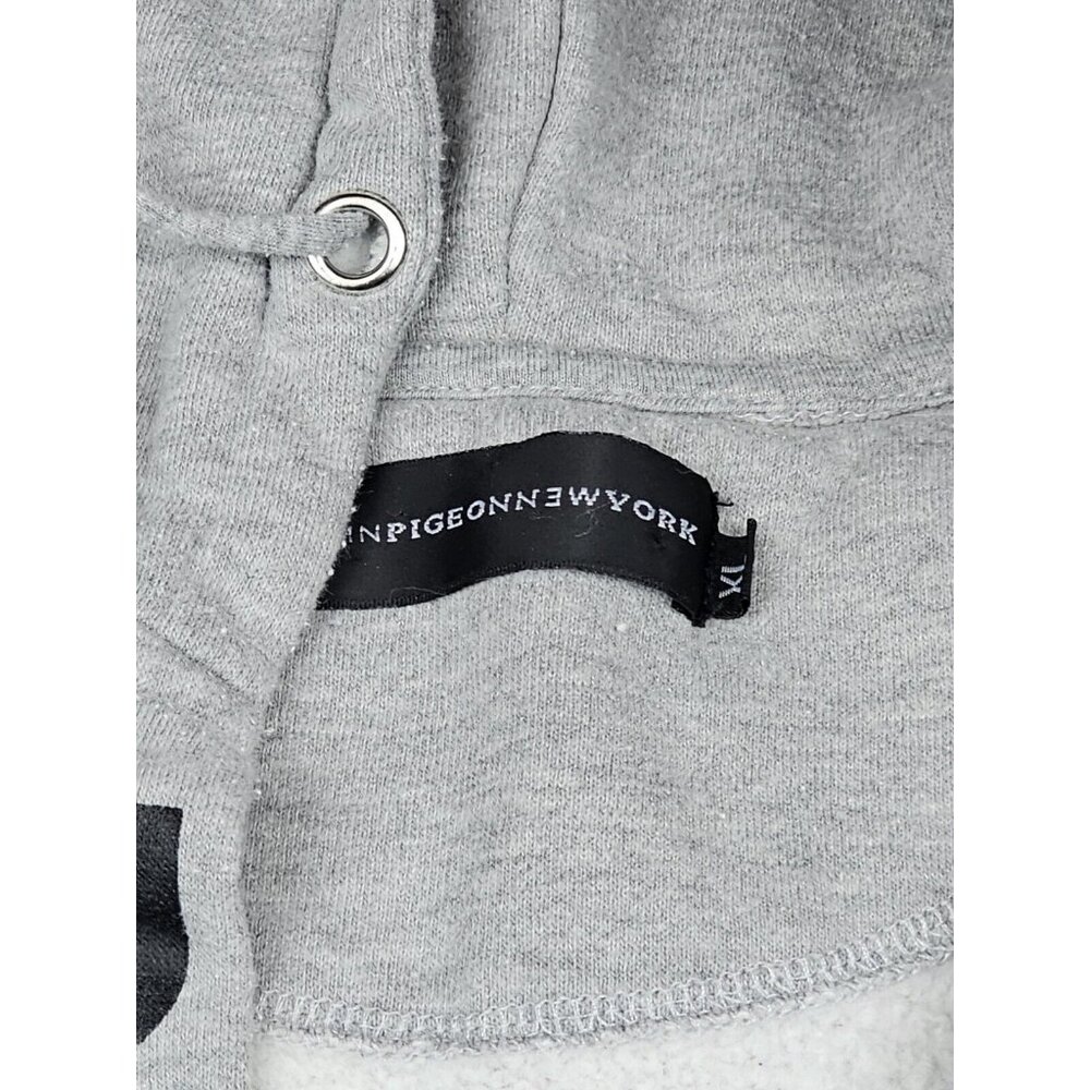 DVMN Damn Pigeon New York Hoodie.‎ Men's Size XL. Grey QT. Zip Heavy Weight - Picture 4 of 7